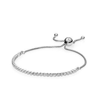 Pandora Sparkling Slider Tennis Bracelet